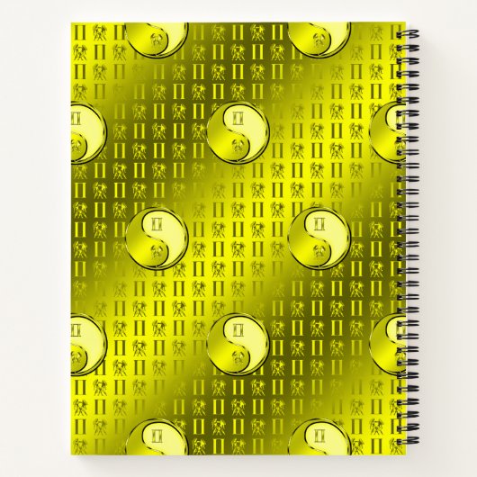 Gemini the Twins Notitieboek (Achterkant)