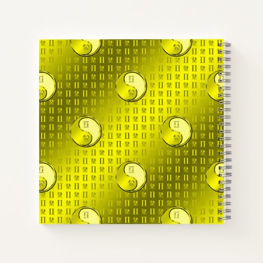 Gemini the Twins Notitieboek (Achterkant)