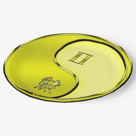 Gemini the Twins Papieren Bordje (Gekanteld)