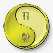 Gemini the Twins Papieren Bordje (Voorkant)
