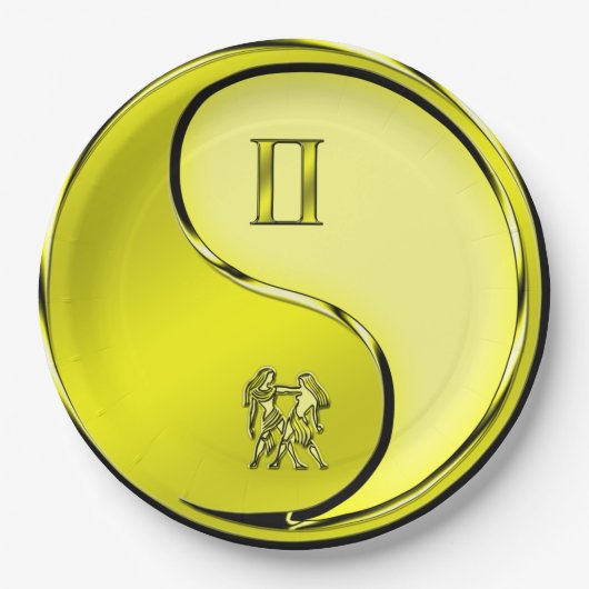 Gemini the Twins Papieren Bordje (Voorkant)