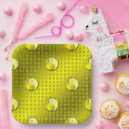 Gemini the Twins Papieren Bordje (Feest)