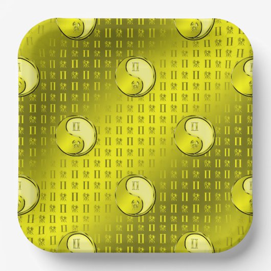 Gemini the Twins Papieren Bordje (Voorkant)