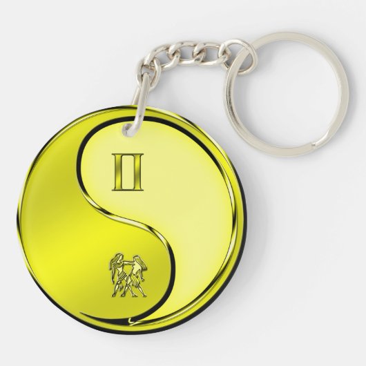 Gemini the Twins Sleutelhanger (Achterkant)
