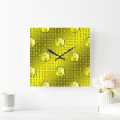 Gemini the Twins Vierkante Klok (Huis)