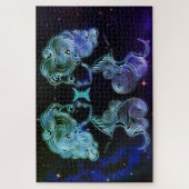 gemini the twins zodiac puzzel legpuzzel (Verticaal)