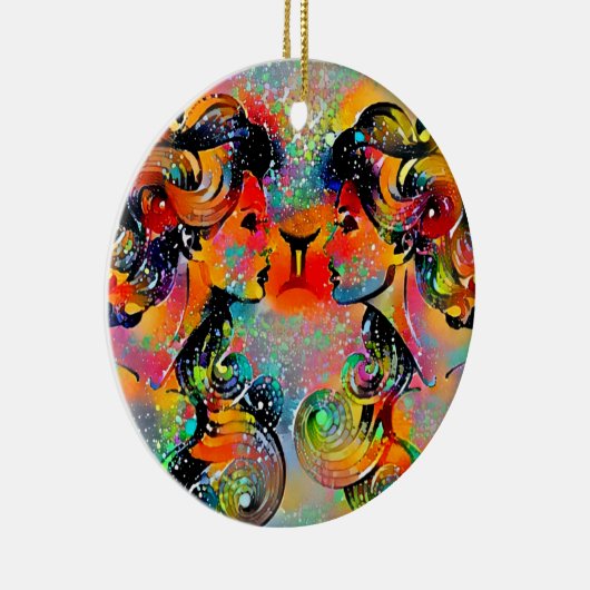 Gemini Tijuana Keramisch Ornament (Rechts)