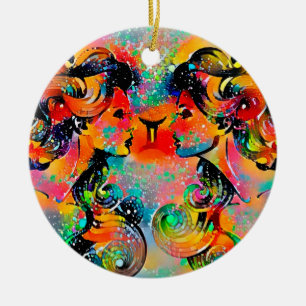 Gemini Tijuana Keramisch Ornament