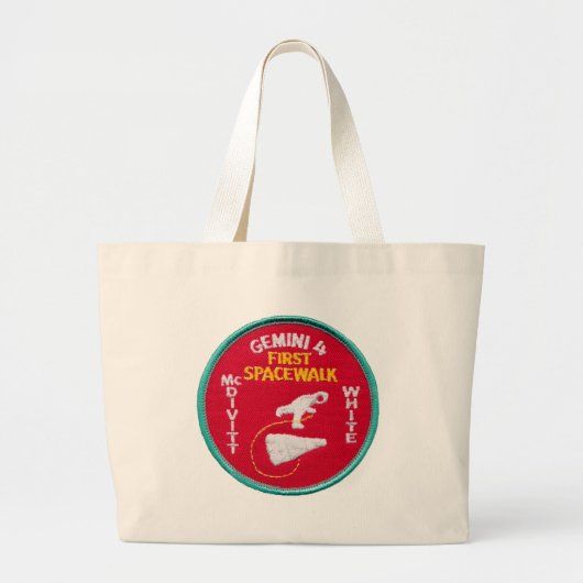 Gemini Titan 4: McDivitt en Young Grote Tote Bag (Voorkant)