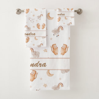 Gemini Toddler | Speels & Zacht voor Little Twins Bad Handdoek