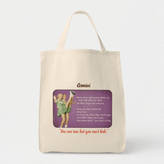 Gemini Tote Bag (Voorkant)