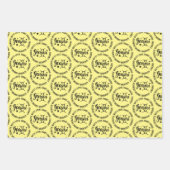 Gemini Trait Wrapping Paper Flat Sheet Set van 3 (Voorkant 2)