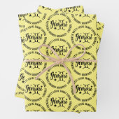 Gemini Trait Wrapping Paper Flat Sheet Set van 3 (In situ)