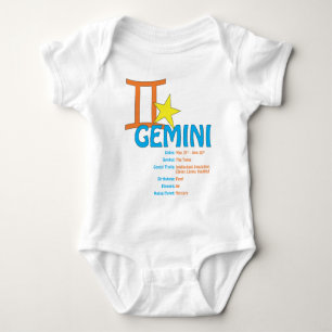 Gemini Traits Baby Romper