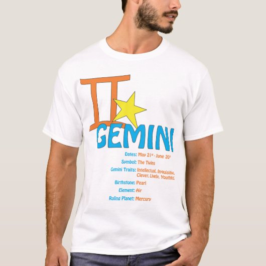 Gemini Traits T-Shirt (Voorkant)