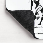  Gemini trekt Grieks-achtige Zodiac Muismat (Hoek)