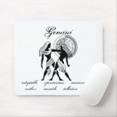  Gemini trekt Grieks-achtige Zodiac Muismat (Met muis)