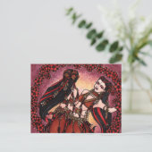 Gemini Tribal Belly Dancers Briefkaart (Staand voorkant)