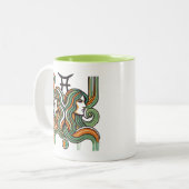 Gemini Tweekleurige Koffiemok (Voorkant links)