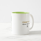 Gemini Tweekleurige Koffiemok (Voorkant rechts)