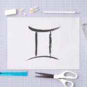 GEMINI Tweelingen Dualiteit Sterrenbeeld Mei Juni  Tissuepapier (Craft)