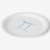 GEMINI Tweelingen Mei Juni Zodiac Astrologie Verja Papieren Bordje (Gekanteld)