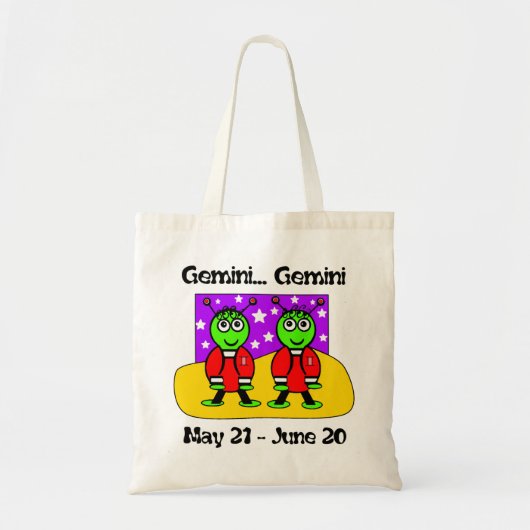 Gemini Twin Cuties Canvas tas (Voorkant)