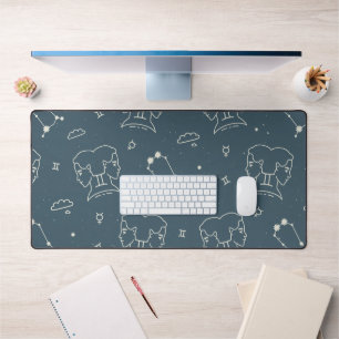 Gemini Twins bureau mat