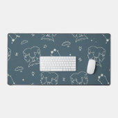 Gemini Twins bureau mat (Keyboard & Muis)