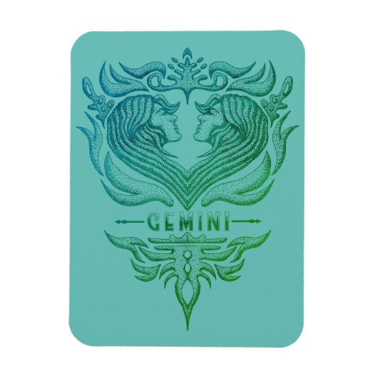Gemini Twins Emblem Magneet (Verticaal)