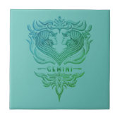 Gemini Twins Emblem Tegeltje (Voorkant)