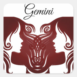 Gemini Twins Zodiac Horoscope Sign Stickers