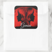 Gemini Twins Zodiac Horoscope Sign Stickers (Tas)