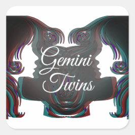 Gemini Twins Zodiac Horoscope Sign Stickers