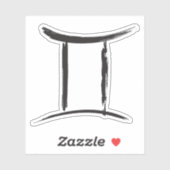 GEMINI Twins Zodiac Sign Spring May June Astrology Sticker (Vel)