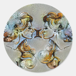 Gemini Venice Ronde Sticker