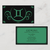 gemini-verfijning visitekaartje (Voorkant / Achterkant)