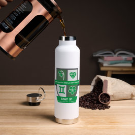 Gemini Verjaardagswap™ voor 21-31 mei Waterfles