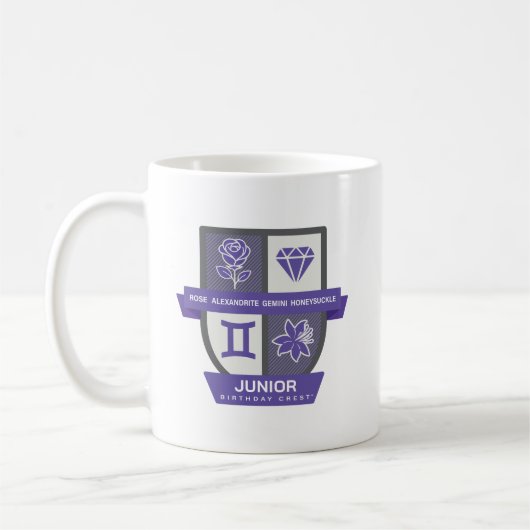 Gemini Verjaardagswapen™ voor 1-21 juni mok (Links)
