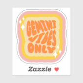 Gemini Vibes Only | Meisje | Esthetische Horoscoop Sticker (Vel)