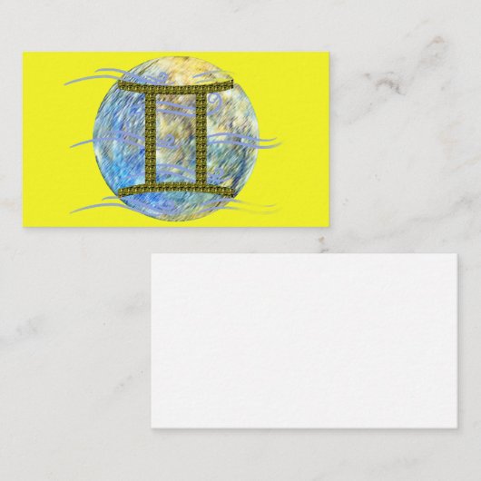 Gemini Visitekaartje (Voorkant / Achterkant)