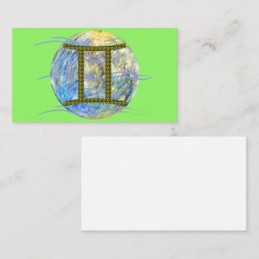 Gemini Visitekaartje (Voorkant / Achterkant)