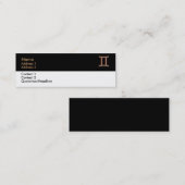 Gemini-Visitekaartje Mini Visitekaartje (Voorkant / Achterkant)