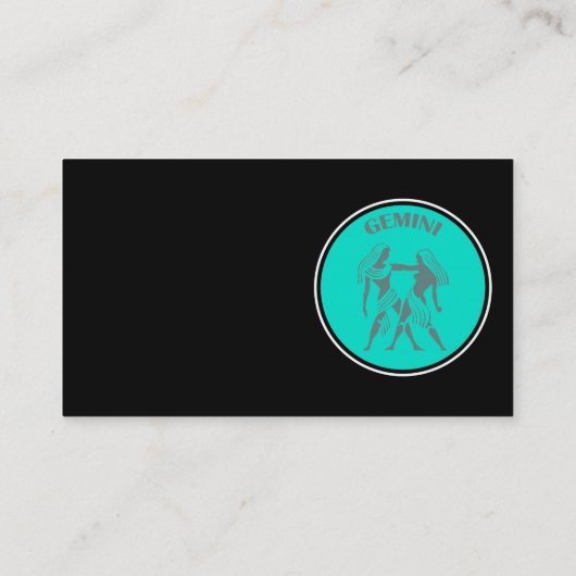 Gemini-Visitekaartje Visitekaartje (Achterkant)