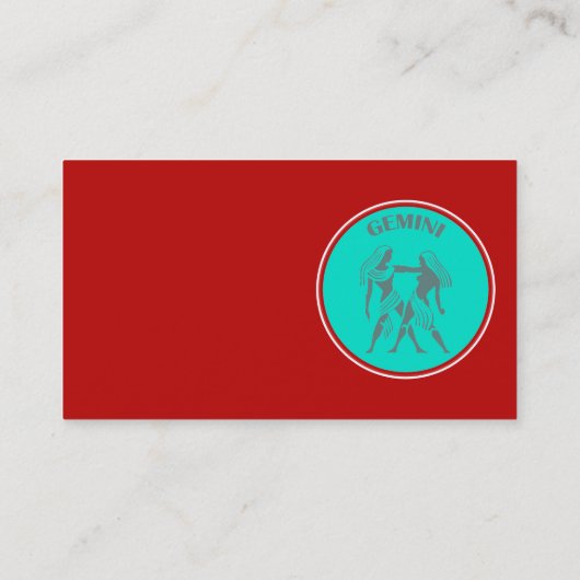 Gemini-Visitekaartje Visitekaartje (Achterkant)