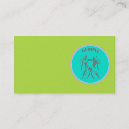 Gemini-Visitekaartje Visitekaartje (Voorkant)