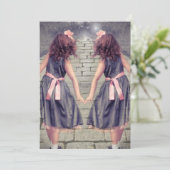  gemini voor altijd beste vrienden kaart (Staand voorkant)