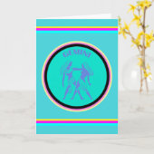 Gemini-Wenskaart Kaart (Gele Bloem)