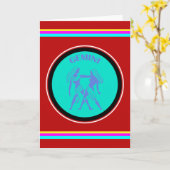 Gemini-Wenskaart Kaart (Gele Bloem)