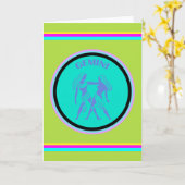 Gemini-Wenskaart Kaart (Gele Bloem)